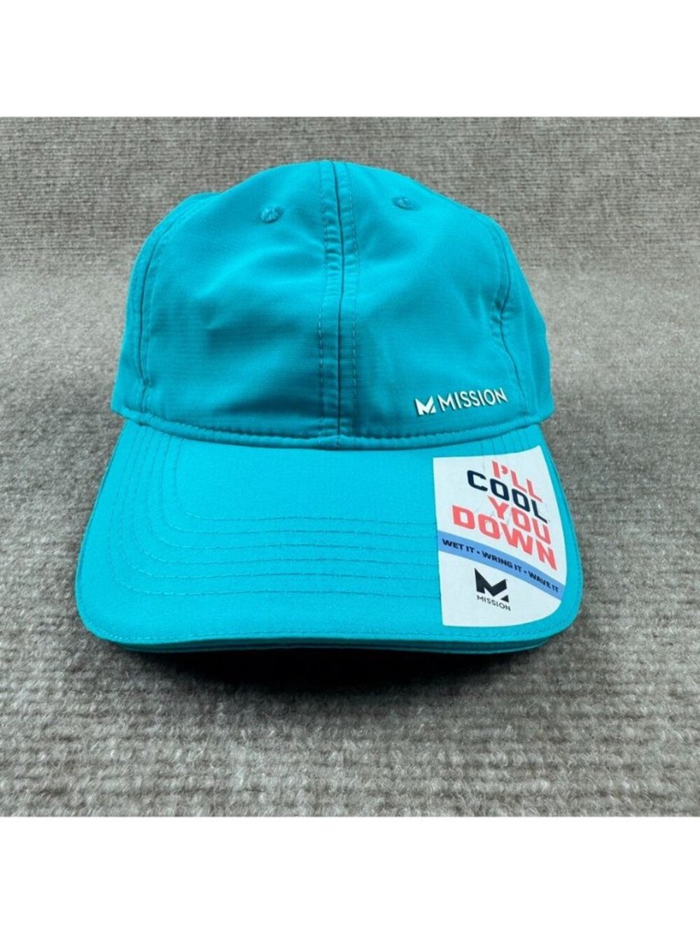 Mission Cooling Performance Hat Adjustable Strap UPF 50+ Lightweight Golf Beach